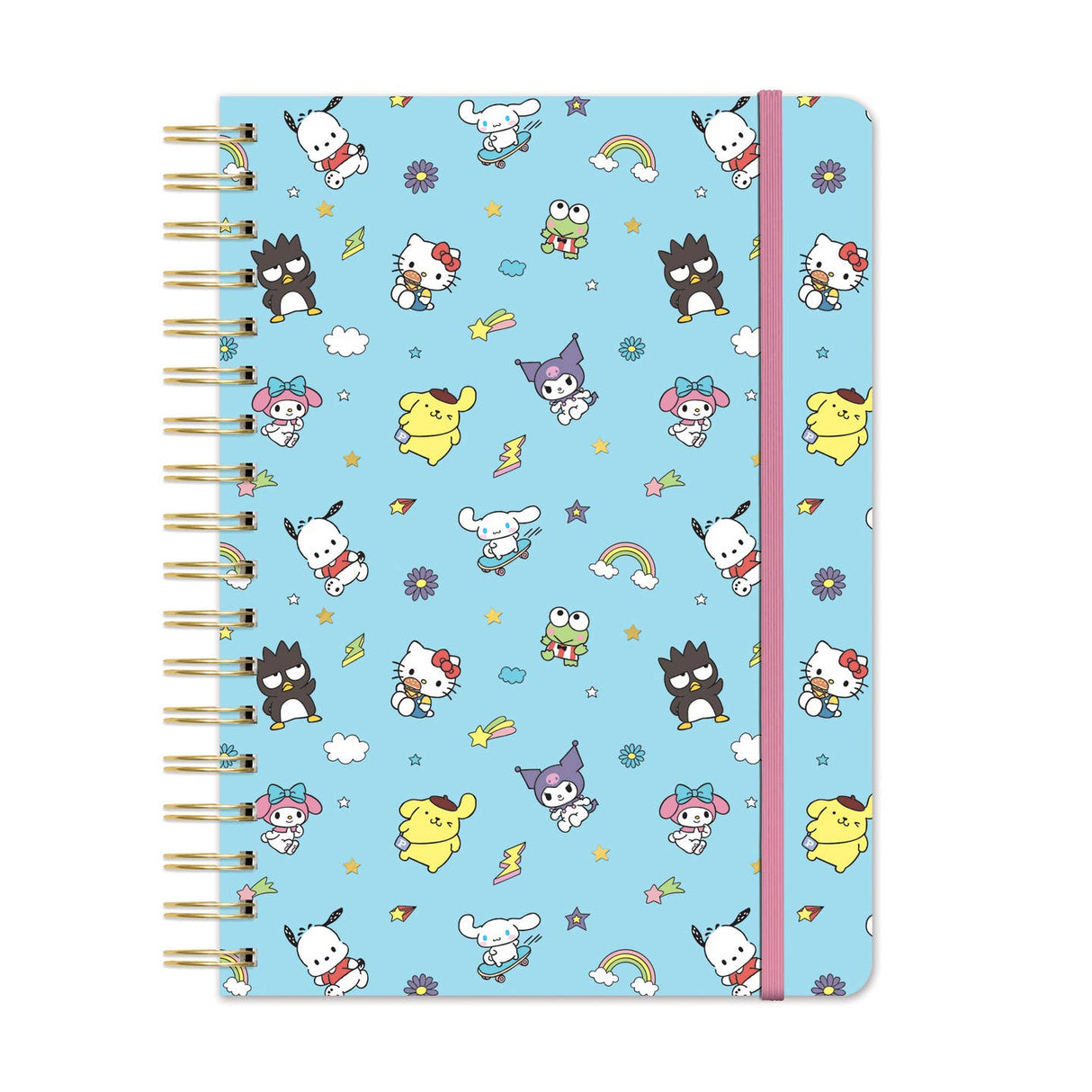 Hello Kitty and Friends College Blue Undated Tri-Tab Planner 12 Months