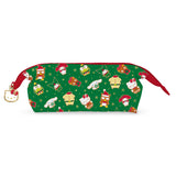 Meet your new favorite stationery essential! Featuring a festive holiday Hello Kitty and Friends pattern, this perfectly sized pouch is the ideal home for your pens, pencils, and other small writing supplies. The smooth-glide zipper keeps everything secure, but the true showstopper is the irresistible Hello Kitty-shaped zipper charm! This pouch makes the perfect Christmas gift for students, coworkers, or any Hello Kitty fan!