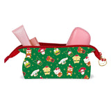 Meet your new favorite stationery essential! Featuring a festive holiday Hello Kitty and Friends pattern, this perfectly sized pouch is the ideal home for your pens, pencils, and other small writing supplies. The smooth-glide zipper keeps everything secure, but the true showstopper is the irresistible Hello Kitty-shaped zipper charm! This pouch makes the perfect Christmas gift for students, coworkers, or any Hello Kitty fan!