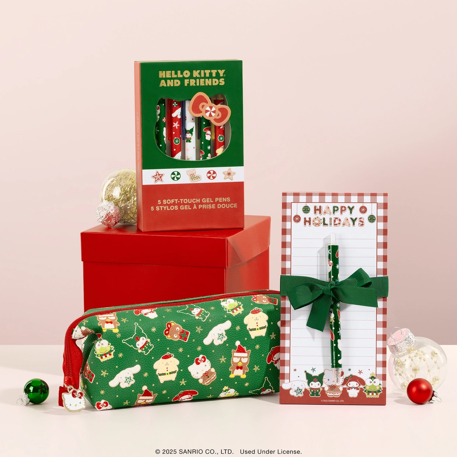 Hello Kitty & Friends Holiday Soft-Touch Gel Pens