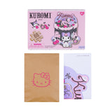 Discover joy with the Hello Kitty Wooden Jigsaw Puzzle: Kuromi Cherries and Cookies (88pcs). This officially licensed Sanrio product features iconic Hello Kitty in 96 vibrant wooden pieces. Crafted for durability and a seamless fit, it's a delightful challenge for fans of all ages 8+. Embrace positivity and bring Hello Kitty to life with this charming puzzle – perfect for relaxation and family fun. Display your completed masterpiece proudly and celebrate the timeless appeal of Hello Kitty.