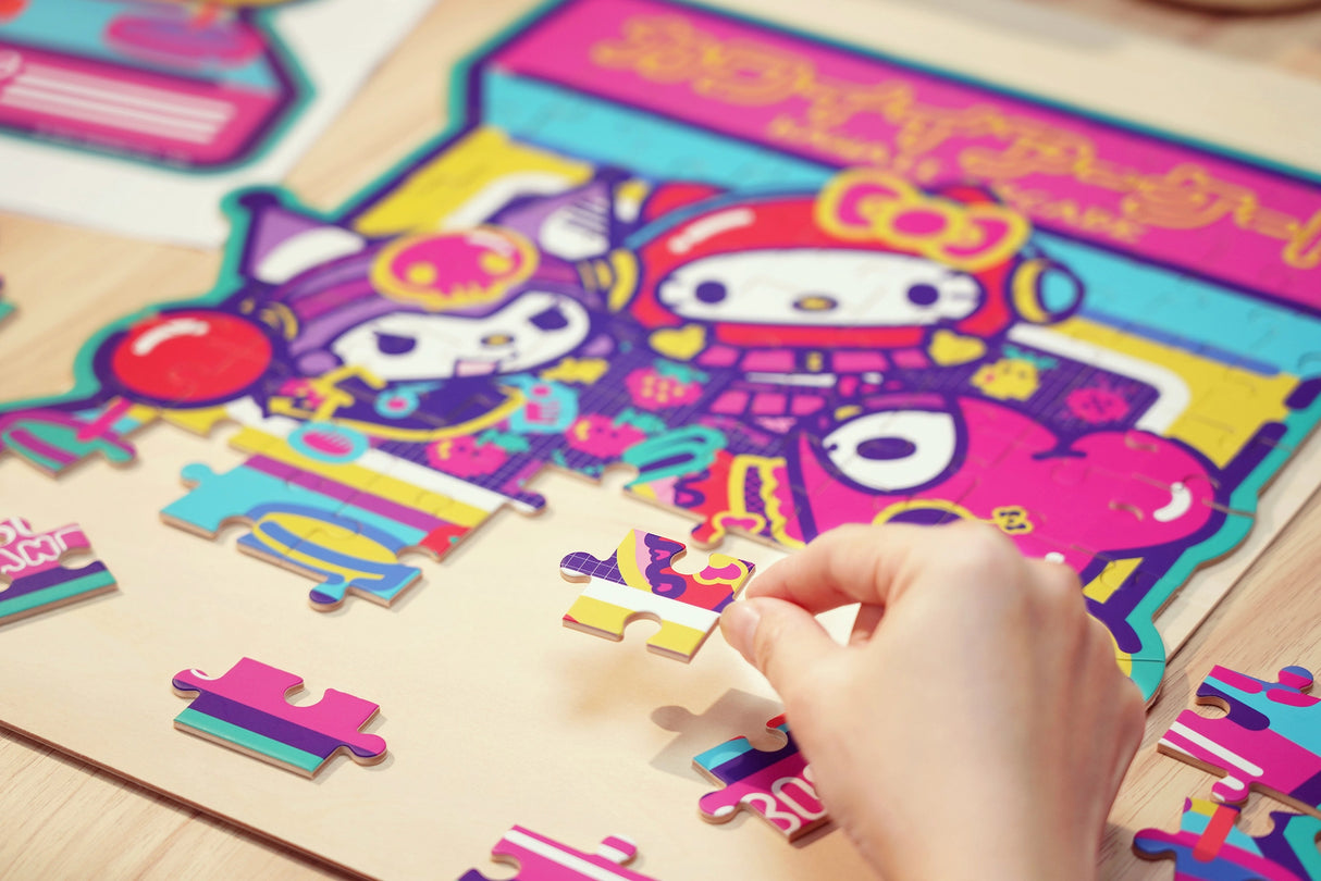 Hello Kitty® and Friends Kawaii Arcade Wooden Jigsaw Puzzle