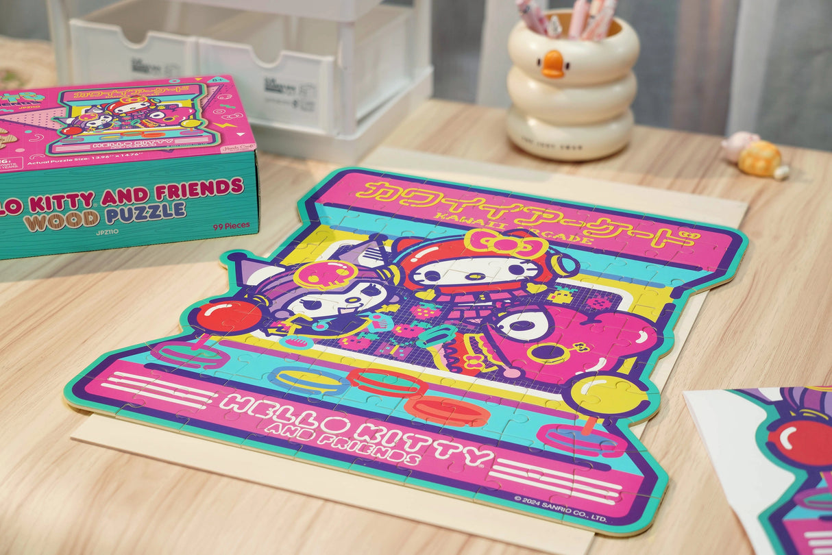 Hello Kitty® and Friends Kawaii Arcade Wooden Jigsaw Puzzle