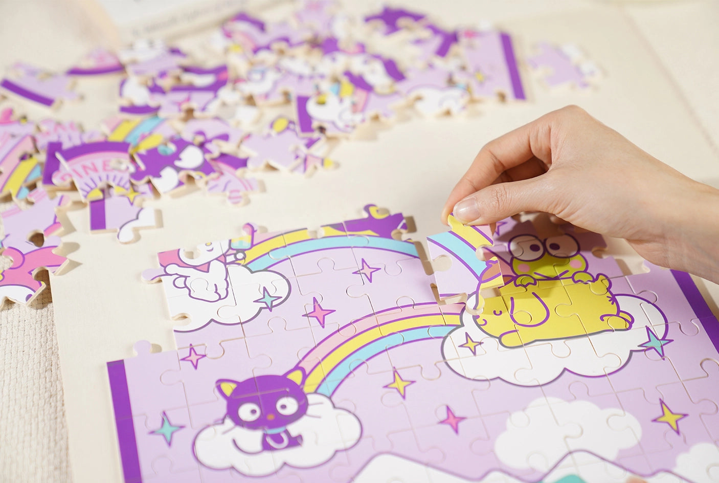 Hello Kitty® and Friends Seize the Moment Wooden Jigsaw Puzzle