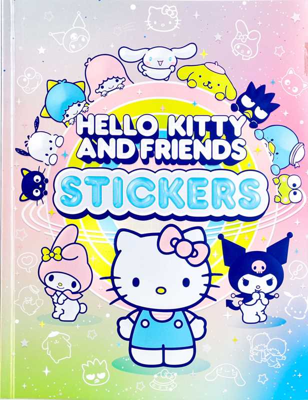 More than 500 colorful stickers of Hello Kitty and Friends are perfect for scrapbooking or decorating your personal items.

Ever since Hello Kitty made her first appearance in 1974, she has garnered millions of fans over several generations and continues to be popular today. This collection of more than 500 colorful stickers includes Hello Kitty and Friends in a variety of fun poses and features favorite Sanrio characters, group poses, icons, and fun graphics that are perfect for scapbooking or decorating s