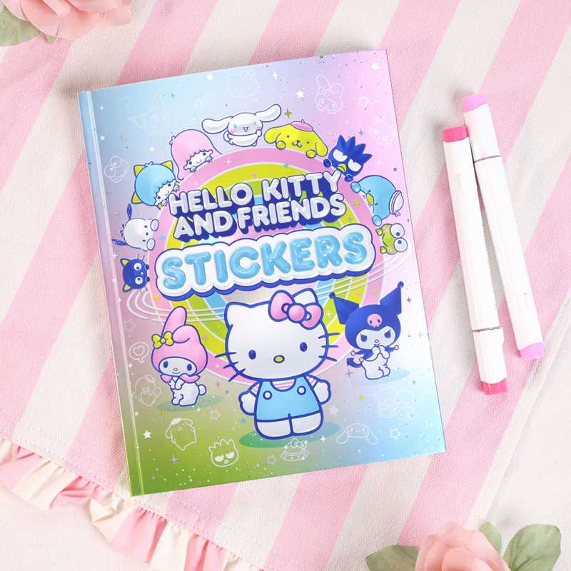 More than 500 colorful stickers of Hello Kitty and Friends are perfect for scrapbooking or decorating your personal items.

Ever since Hello Kitty made her first appearance in 1974, she has garnered millions of fans over several generations and continues to be popular today. This collection of more than 500 colorful stickers includes Hello Kitty and Friends in a variety of fun poses and features favorite Sanrio characters, group poses, icons, and fun graphics that are perfect for scapbooking or decorating s