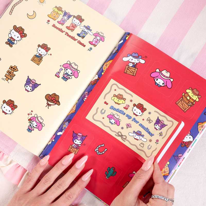 More than 500 colorful stickers of Hello Kitty and Friends are perfect for scrapbooking or decorating your personal items.

Ever since Hello Kitty made her first appearance in 1974, she has garnered millions of fans over several generations and continues to be popular today. This collection of more than 500 colorful stickers includes Hello Kitty and Friends in a variety of fun poses and features favorite Sanrio characters, group poses, icons, and fun graphics that are perfect for scapbooking or decorating s