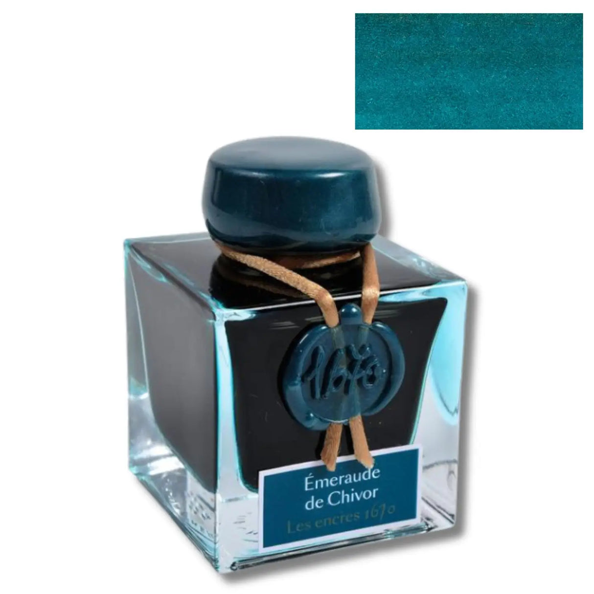 Herbin 1670 Anniversary 50ml Ink - Emerald of Chivor