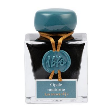 The 1670 Anniversary Collection celebrates the life of the 17th-century French adventurer, Jacques Herbin. Sailing from India, Monsieur Herbin arrived home to Paris with formulas for the now-famous Herbin inks and sealing waxes.

Enhanced with a luxurious, golden metallic sheen, these highly saturated inks will add an elegant luster to all your writing.&nbsp;

Hand bottled with wax-dipped cap and seal.
50ml bottle.
Made in Paris.