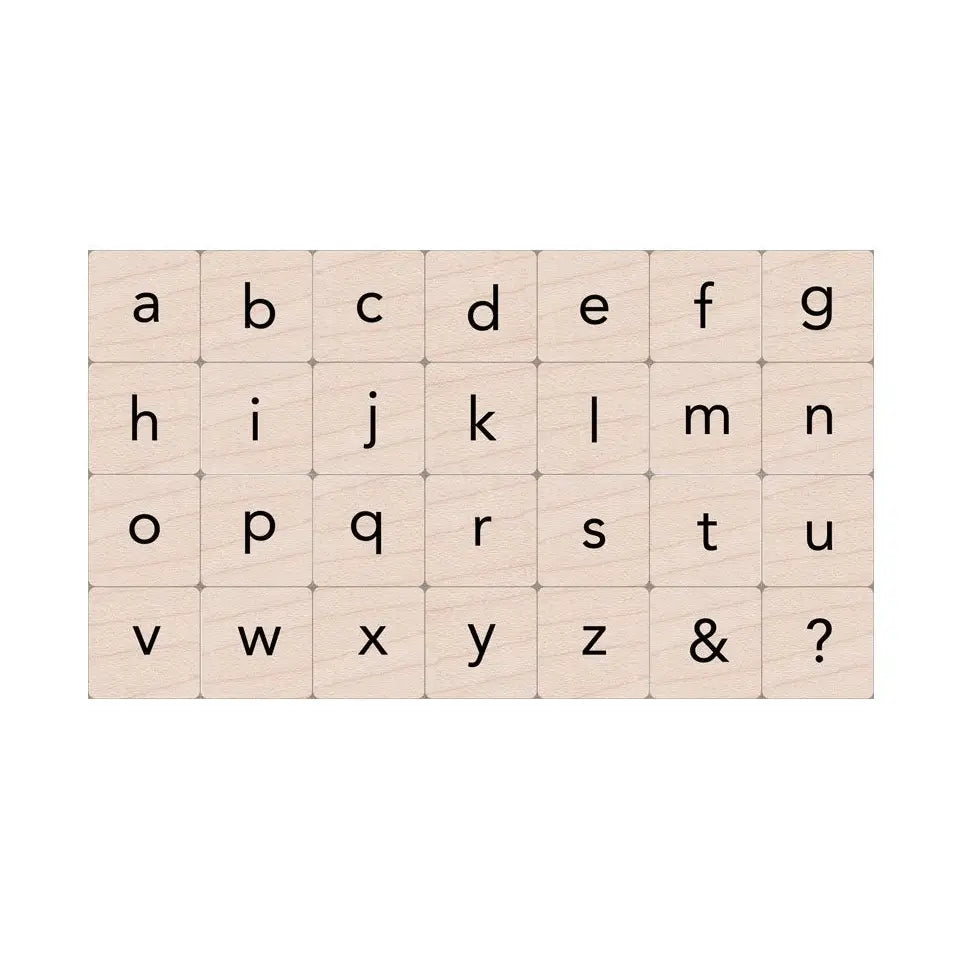 Hero Arts Essential Letters Wood Ink 'n Stamp Set&nbsp;