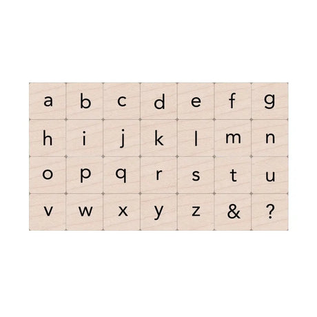 Hero Arts Essential Letters Wood Ink 'n Stamp Set&nbsp;