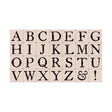 Hero Arts Legacy Letters Wood Stamp Set