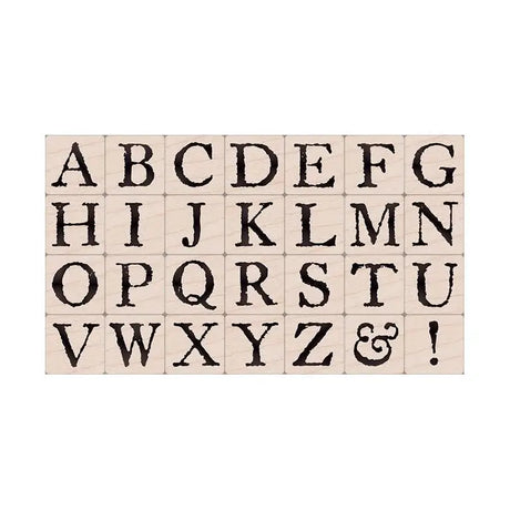 Hero Arts Legacy Letters Wood Stamp Set