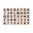 Hero Arts Modern Uppercase Letter Wood Stamps Set