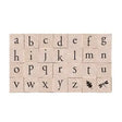 Hero Arts Printer's Type Lowercase Alphabet Wood Stamps Set