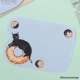 By making 70% of the adhesive side of the label, Pita Fusen can be stuck firmly and does not peel off easily.&nbsp;The cute die-cut type has a shape that makes the most of the design of the illustration. The design is based on an illustration by Tocoro Comugi, an illustrator who is very popular on SNS for drawing loose and slightly funny animals. The large (message type) is large enough to write on. It is designed to stick firmly so that important messages will not peel off.

95 x 70mm
20 sheets