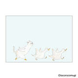 By making 70% of the adhesive side of the label, Pita Fusen can be stuck firmly and does not peel off easily.&nbsp;The cute die-cut type has a shape that makes the most of the design of the illustration. The design is based on an illustration by Tocoro Comugi, an illustrator who is very popular on SNS for drawing loose and slightly funny animals.&nbsp;The Large size (thick type) is made of thick paper, so it can be used like a message card to accompany a gift. The top and bottom sections have no glue attach