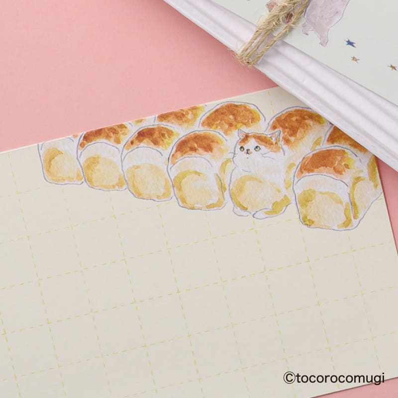 By making 70% of the adhesive side of the label, Pita Fusen can be stuck firmly and does not peel off easily.&nbsp;The cute die-cut type has a shape that makes the most of the design of the illustration. The design is based on an illustration by Tocoro Comugi, an illustrator who is very popular on SNS for drawing loose and slightly funny animals.&nbsp;The Large size (thick type) is made of thick paper, so it can be used like a message card to accompany a gift. The top and bottom sections have no glue attach