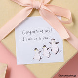 By making 70% of the adhesive side of the label, Pita Fusen can be stuck firmly and does not peel off easily.&nbsp;The cute die-cut type has a shape that makes the most of the design of the illustration. The design is based on an illustration by Tocoro Comugi, an illustrator who is very popular on SNS for drawing loose and slightly funny animals. The memo size (memo type) is just the right size for a small thank you or message, or as a memo to put around your PC or on your calendar.

70 x 70mm
20 sheets