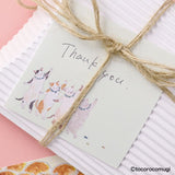 By making 70% of the adhesive side of the label, Pita Fusen can be stuck firmly and does not peel off easily.&nbsp;The cute die-cut type has a shape that makes the most of the design of the illustration. The design is based on an illustration by Tocoro Comugi, an illustrator who is very popular on SNS for drawing loose and slightly funny animals. The memo size (memo type) is just the right size for a small thank you or message, or as a memo to put around your PC or on your calendar.

70 x 70mm
20 sheets