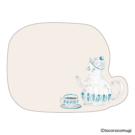 By making 70% of the adhesive side of the label, Pita Fusen can be stuck firmly and does not peel off easily.&nbsp;The cute die-cut type has a shape that makes the most of the design of the illustration. The design is based on an illustration by Tocoro Comugi, an illustrator who is very popular on SNS for drawing loose and slightly funny animals. The large (message type) is large enough to write on. It is designed to stick firmly so that important messages will not peel off.

95 x 70mm
20 sheets