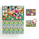 COUNTDOWN PUZZLE – Countdown the 12 days of Christmas with our Ho Ho Howl Countdown Puzzle Set. Open the cover flap to find 12 perforated windows, each with a 48-piece mini puzzle inside. A double-sided insert provides an image reference for each mini puzzle.

BRIGHT AND BOLD ARTWORK – This Ho Ho Howl Countdown Puzzle features the cutest dogs partaking in Christmas customs like sledding, building a gingerbread house and of course drinking hot chocolate! 