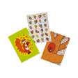 Hobonichi 100% ORANGE: Hobonichi Folder Set of 3 for A6 Size (Squirrel’s Moving Day)