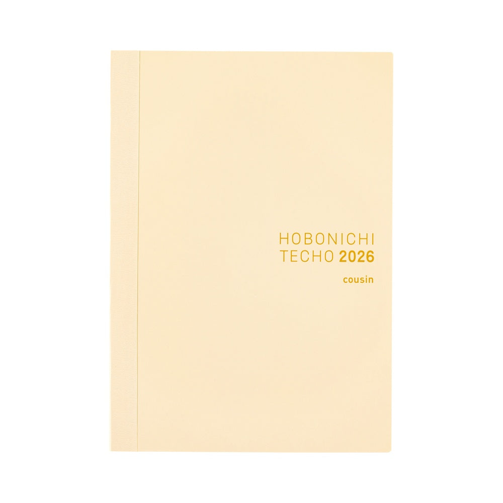 Hobonichi 2026 English Cousin Book [A5/Jan Start/Mon Start]