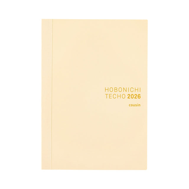 Hobonichi 2026 English Cousin Book [A5/Jan Start/Mon Start]