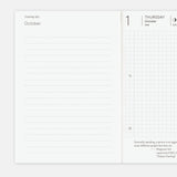 Hobonichi 2026 English Planner Book [A6/Jan Start/Mon Start]