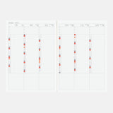 Hobonichi 2026 Japanese Cousin Avec Books [A5/Jan Start/Mon Start/6-Month x 2]