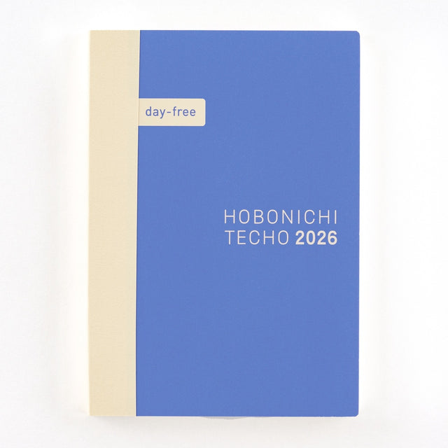 Hobonichi 2026 Japanese Day-Free Book [A5/Jan Start/Mon Start]