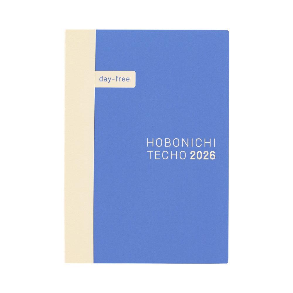 Hobonichi 2026 Japanese Day-Free Book [A5/Jan Start/Mon Start]