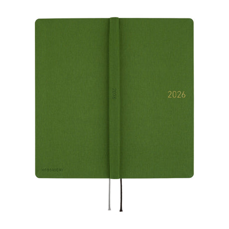 Hobonichi 2026 Spring Weeks Colors: Antique Green [JPN/Tall & Slim/April Start]