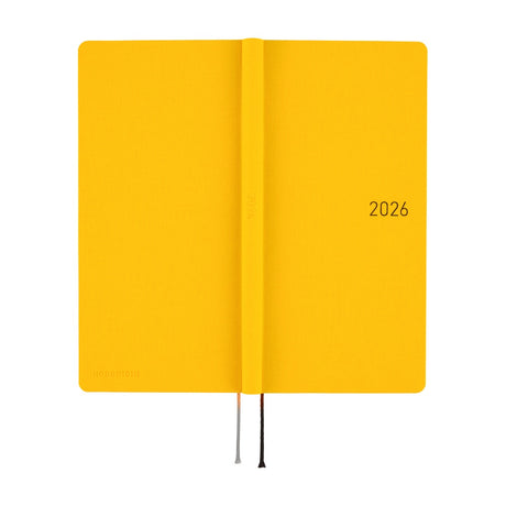 Hobonichi 2026 Weeks Colors: Full Moon Yellow [ENG/Tall & Slim/Jan Start]