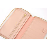 The interior uses the same pink leather, giving off a natural feel.