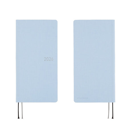 Hobonichi 2026 Spring Weeks Colors: Sky Mist [JPN/Tall & Slim/April Start]