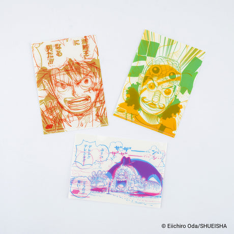 Hobonichi 2027 - ONE PIECE magazine: Hobonichi Clear Folder Set of 3 for A6 Size (One Piece)