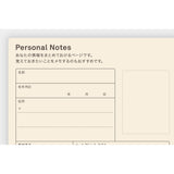 This A6-size book has pages dated across a 5-year span. The textured cover is a calming shade of brown with the years foil-pressed in gold, and the book contains a dark brown bookmark for a complete look that works well without adding an additional cover.