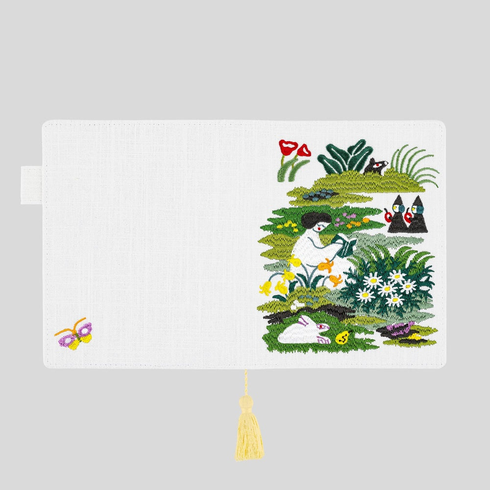 Hobonichi 5-Year Techo iyo okumi Hobonichi 5-Year Techo Gift Set haconiwa (2027-2031) Cover Flat