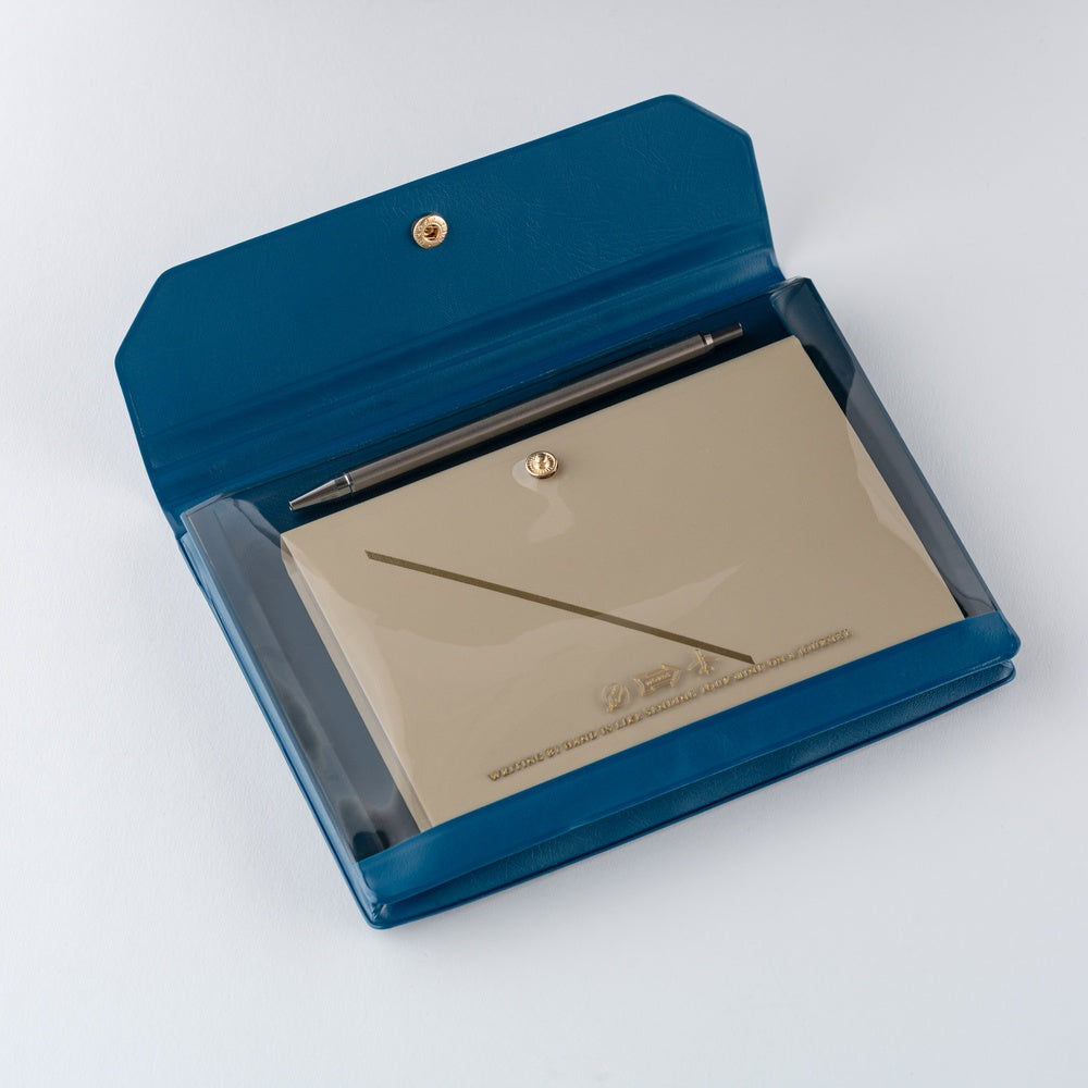 Hobonichi Alettone: Document Case for A6 Size Navy Hobonichi