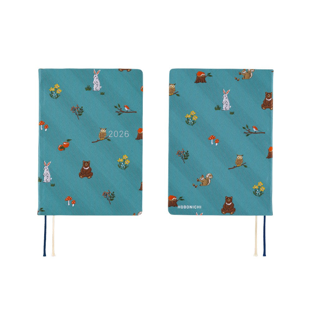 Hobonichi HON 2026 Bow & Tie: In the Forest [ENG/A6/Jan Start] HON