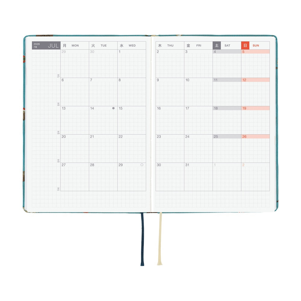 Hobonichi HON 2026 Bow & Tie: In the Forest [ENG/A6/Jan Start] HON