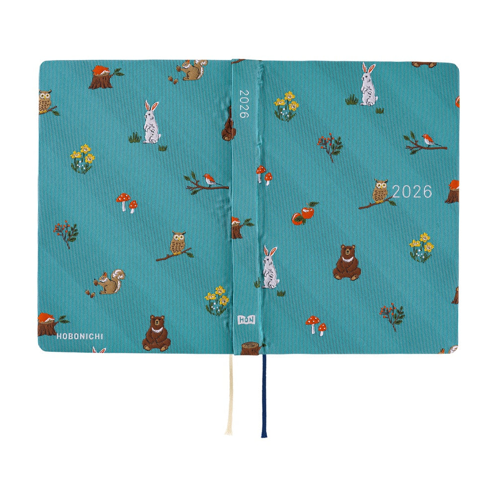 Hobonichi HON 2026 Bow & Tie: In the Forest [ENG/A6/Jan Start] HON