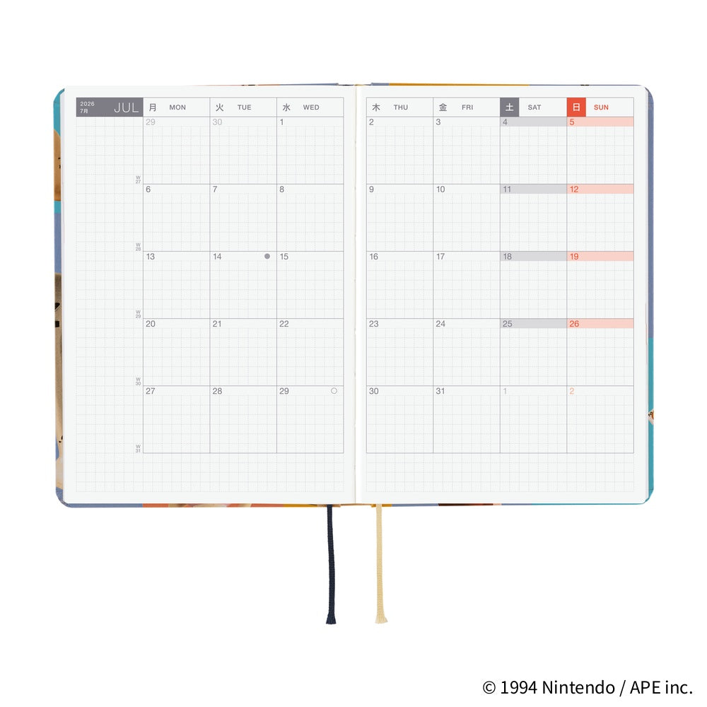 Hobonichi HON 2026 MOTHER: Clay Figurines [ENG/A6/Jan Start] HON