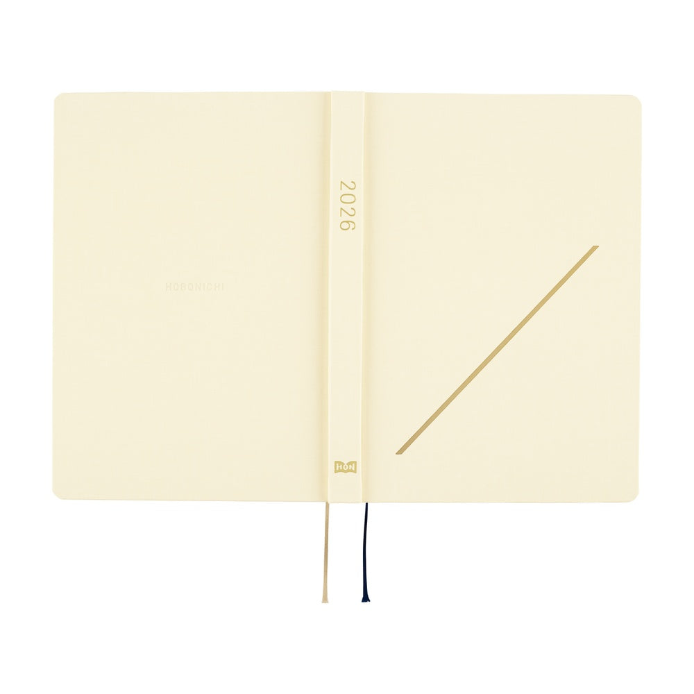 Hobonichi HON 2026 Slash (Ivory) [ENG/A5/Jan Start] HON