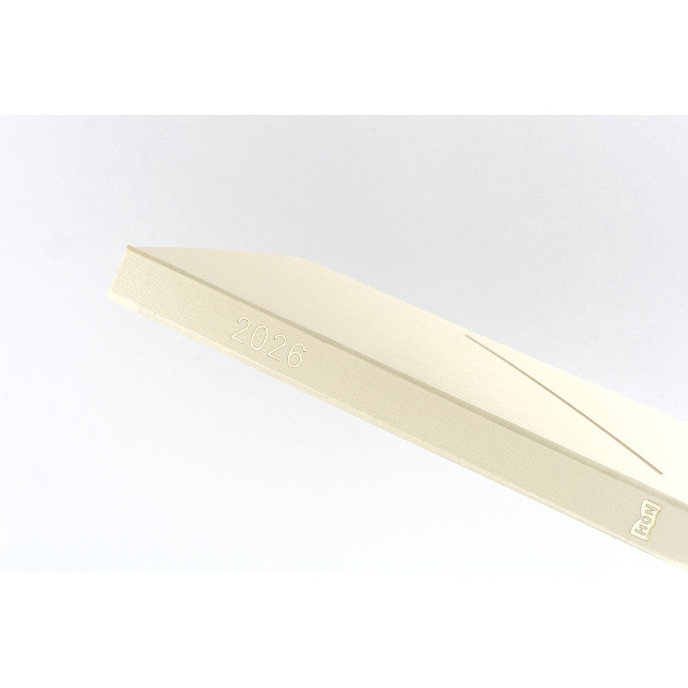 The book spine is foil-pressed in gold with the year 2025 and the HON logo for easy reference when placed in your bookshelf alongside other books.