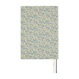 Hobonichi Liberty Fabrics: Sasha Kiora [ENG/A5/Jan Start] HON Floral patterned notebook on a white background