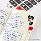 Hobonichi 2026 - ONE PIECE magazine Pirate Flag Index Stickers