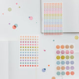 Hobonichi TSUKI no IRO: Transparent Dot Stickers